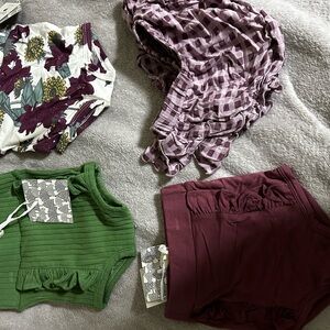 Kate Quinn Baby Bloomers Bundle 4pc 3–6 Months NWT